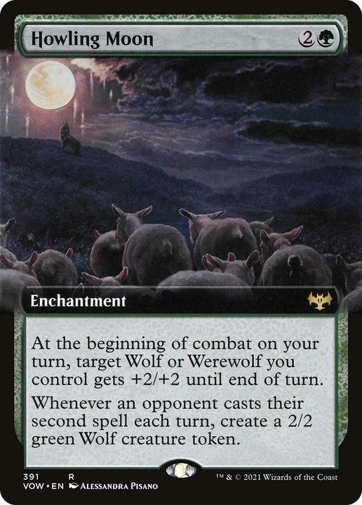 Howling Moon in the group Magic the Gathering / Types / Enchantment / Enchantment at Proxyprinters.com (71936)