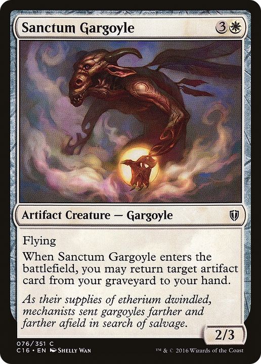 Sanctum Gargoyle in the group Magic the Gathering / Types / Colors / White at Proxyprinters.com (71937)