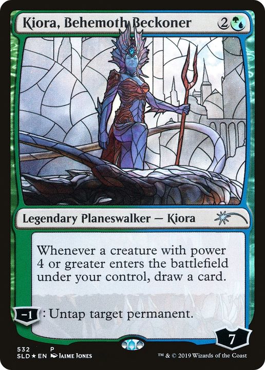 Kiora, Behemoth Beckoner in the group Magic the Gathering / Sets / Secret Lair / Secret Lair Drop at Proxyprinters.com (71941)