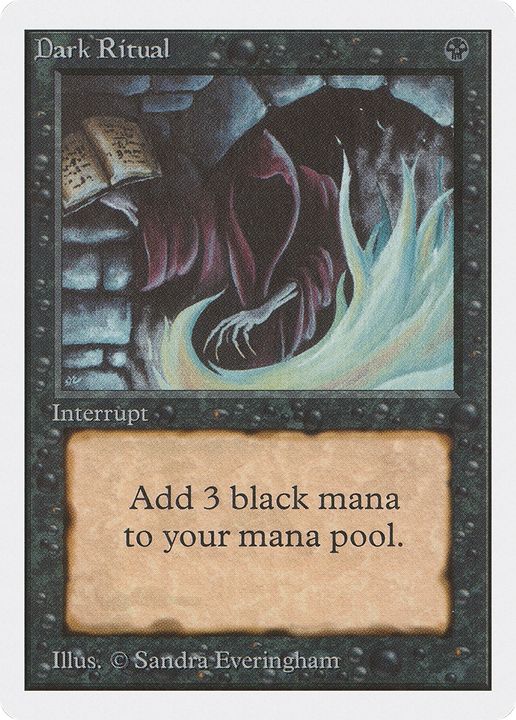 Dark Ritual in the group Magic the Gathering / Types / Colors / Black at Proxyprinters.com (71943)