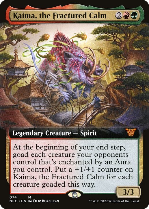 Kaima, the Fractured Calm in the group Magic the Gathering / Types / Colors / Multicolors / G, R at Proxyprinters.com (71962)