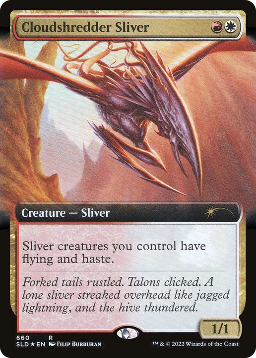 Cloudshredder Sliver in the group Magic the Gathering / Types / Colors / Multicolors / R, W at Proxyprinters.com (71967)