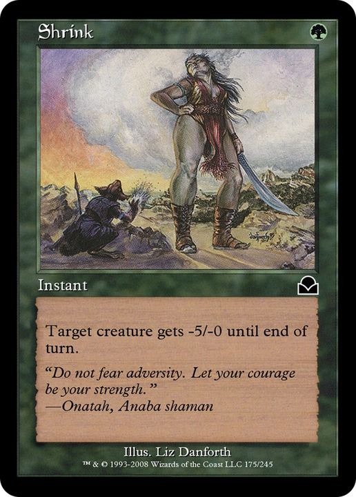 Shrink in the group Magic the Gathering / Types / Colors / Green at Proxyprinters.com (71970)