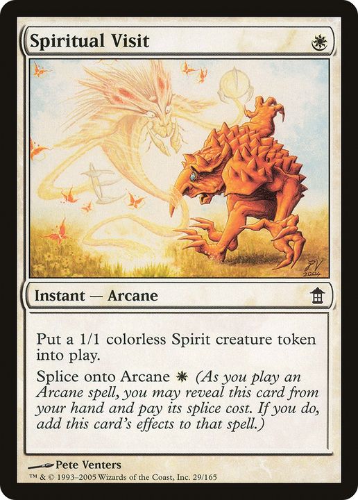 Spiritual Visit in the group Magic the Gathering / Types / Colors / White at Proxyprinters.com (71972)