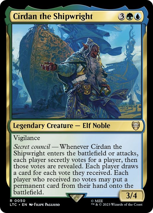 Círdan the Shipwright in the group Magic the Gathering / Sets / Tales of Middle-earth Commander at Proxyprinters.com (71991)