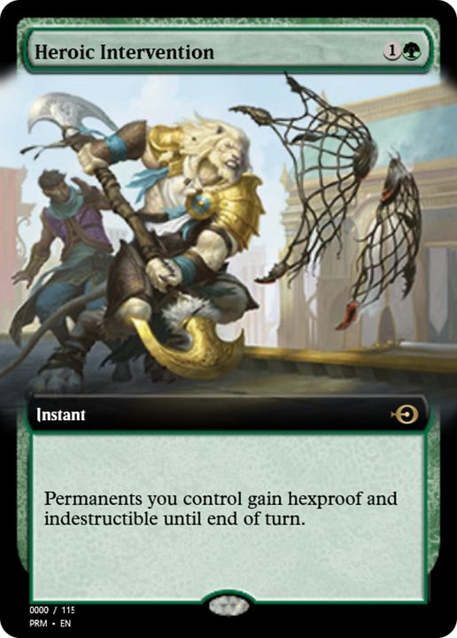 Heroic Intervention in the group Magic the Gathering / Types / Colors / Green at Proxyprinters.com (72001)