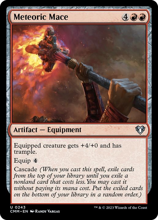 Meteoric Mace in the group Magic the Gathering / Sets / Commander Masters at Proxyprinters.com (72005)