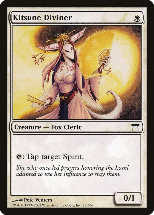 Kitsune Diviner in the group Magic the Gathering / Sets / Champions of Kamigawa at Proxyprinters.com (72020)