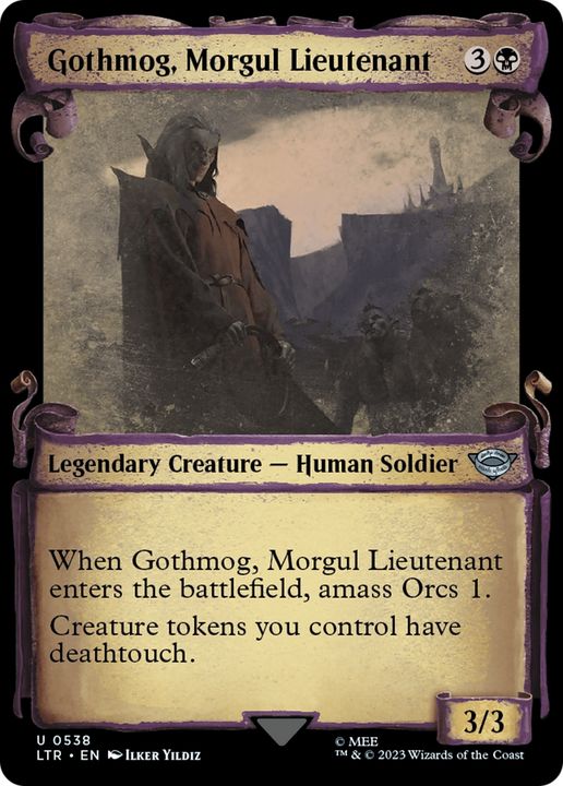 Gothmog, Morgul Lieutenant in the group Magic the Gathering / Sets / The Lord of the Rings: Tales of Middle-earth at Proxyprinters.com (72023)