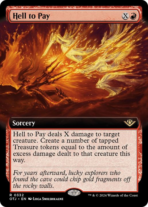 Hell to Pay in the group Magic the Gathering / Types / Colors / Red at Proxyprinters.com (72040)