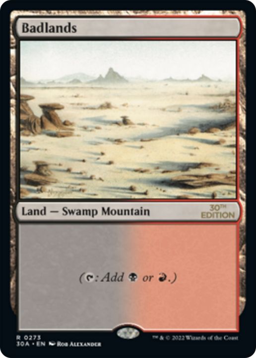 Badlands in the group Magic the Gathering / Types / Land / Mountain at Proxyprinters.com (72070)