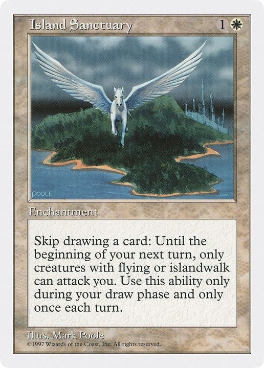 Island Sanctuary in the group Magic the Gathering / Types / Enchantment / Enchantment at Proxyprinters.com (72107)