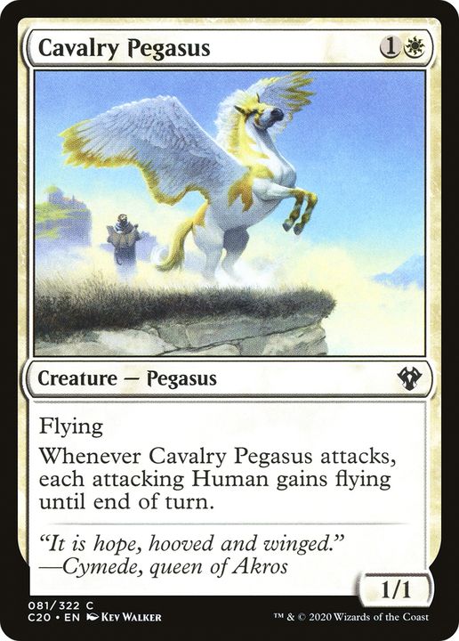 Cavalry Pegasus in the group Magic the Gathering / Types / Colors / White at Proxyprinters.com (72110)