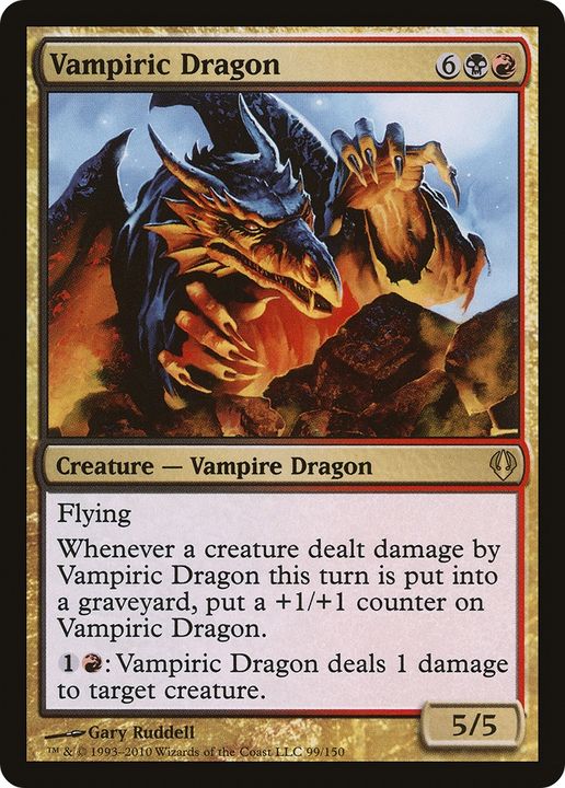 Vampiric Dragon in the group Magic the Gathering / Types / Colors / Multicolors / B, R at Proxyprinters.com (72119)