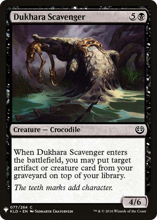 Dukhara Scavenger in the group Magic the Gathering / Types / Colors / Black at Proxyprinters.com (72129)