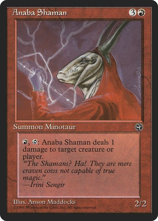 Anaba Shaman in the group Magic the Gathering / Types / Colors / Red at Proxyprinters.com (72133)