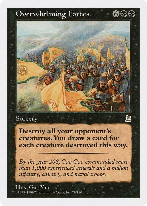 Overwhelming Forces in the group Magic the Gathering / Types / Colors / Black at Proxyprinters.com (72156)