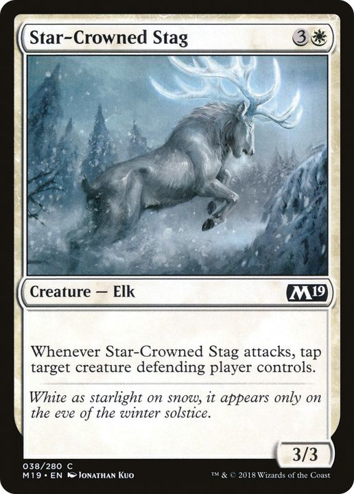 Star-Crowned Stag in the group Magic the Gathering / Sets / Core Set 2019 at Proxyprinters.com (72164)