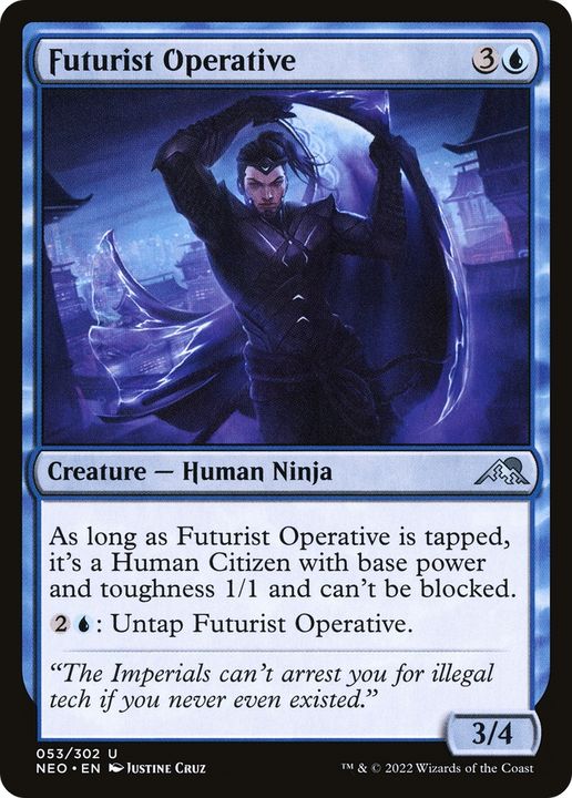 Futurist Operative in the group Magic the Gathering / Types / Creatures / Human at Proxyprinters.com (72192)