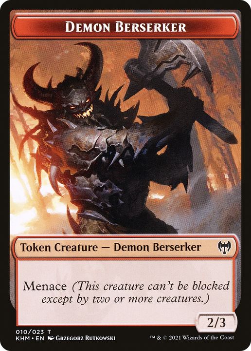 Demon Berserker in the group Magic the Gathering / Types / Colors / Red at Proxyprinters.com (72205)