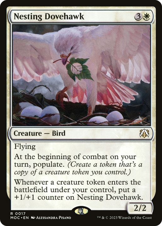 Nesting Dovehawk in the group Magic the Gathering / Sets / March of the Machine Substitute Cards at Proxyprinters.com (72207)