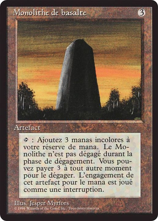 Basalt Monolith in the group Magic the Gathering / Types / Artifacts / Artifact at Proxyprinters.com (72216)