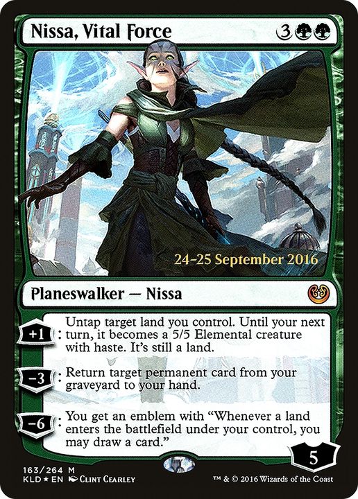 Nissa, Vital Force in the group Magic the Gathering / Types / Colors / Green at Proxyprinters.com (72223)