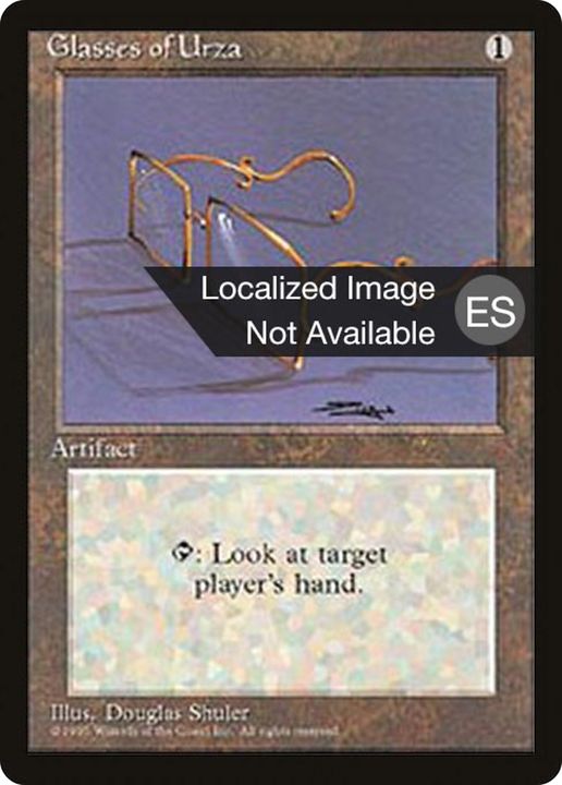 Glasses of Urza in the group Magic the Gathering / Sets / Fourth Edition Foreign Black Border at Proxyprinters.com (72230)