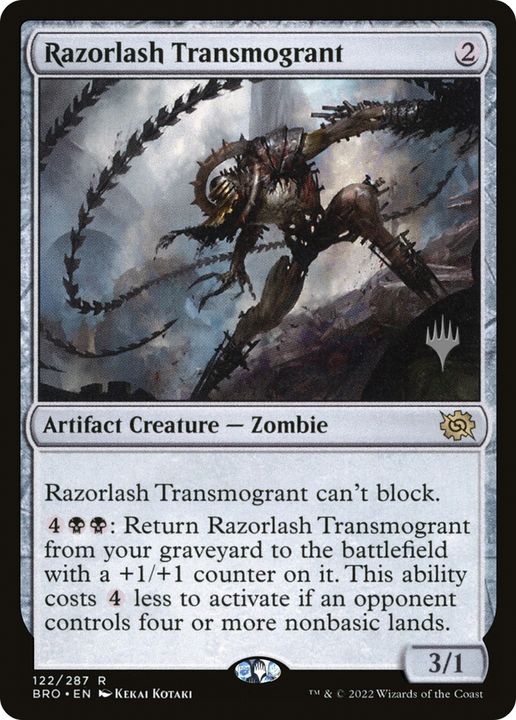 Razorlash Transmogrant in the group Magic the Gathering / Sets / The Brothers' War Promos at Proxyprinters.com (72233)