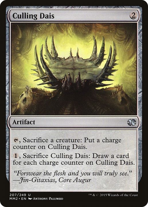 Culling Dais in the group Magic the Gathering / Types / Artifacts / Artifact at Proxyprinters.com (72247)