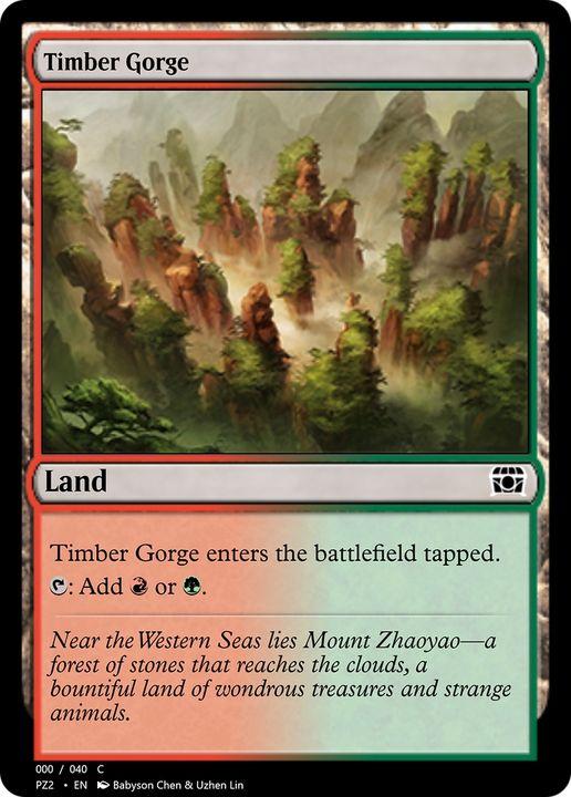 Timber Gorge in the group Magic the Gathering / Types / Colors / Colorless at Proxyprinters.com (72250)