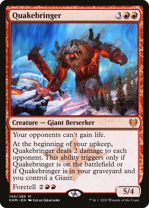 Quakebringer in the group Magic the Gathering / Types / Colors / Red at Proxyprinters.com (72272)