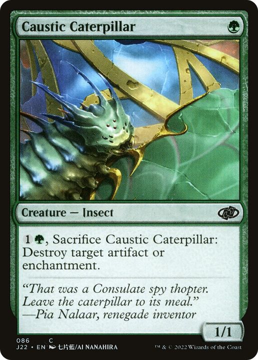 Caustic Caterpillar in the group Magic the Gathering / Types / Colors / Green at Proxyprinters.com (72282)