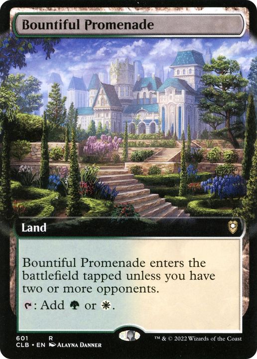 Bountiful Promenade in the group Magic the Gathering / Sets / Commander Legends: Battle for Baldur's Gate at Proxyprinters.com (72294)