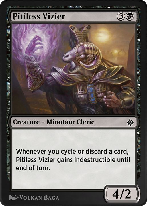 Pitiless Vizier in the group Magic the Gathering / Types / Colors / Black at Proxyprinters.com (72300)