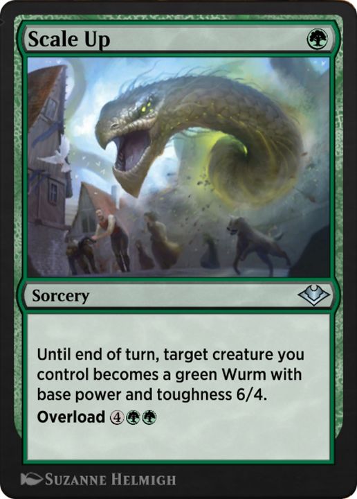 Scale Up in the group Magic the Gathering / Types / Colors / Green at Proxyprinters.com (72311)