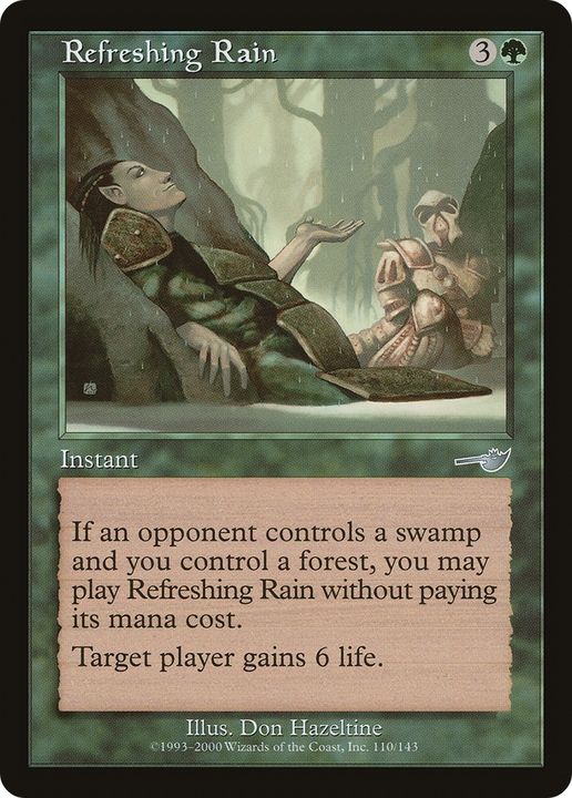 Refreshing Rain in the group Magic the Gathering / Types / Colors / Green at Proxyprinters.com (72328)