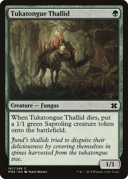 Tukatongue Thallid in the group Magic the Gathering / Types / Colors / Green at Proxyprinters.com (72339)