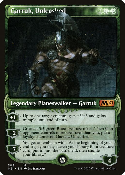 Garruk, Unleashed in the group Magic the Gathering / Types / Colors / Green at Proxyprinters.com (72342)