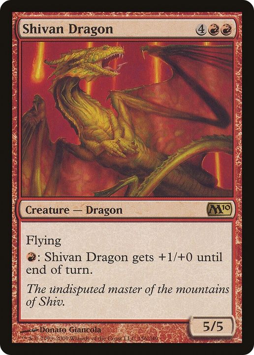 Shivan Dragon in the group Magic the Gathering / Types / Colors / Red at Proxyprinters.com (72350)