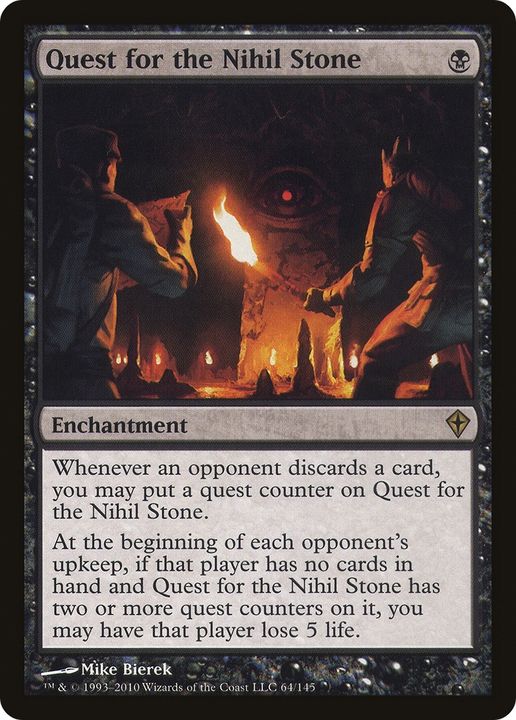 Quest for the Nihil Stone in the group Magic the Gathering / Types / Enchantment / Enchantment at Proxyprinters.com (72387)