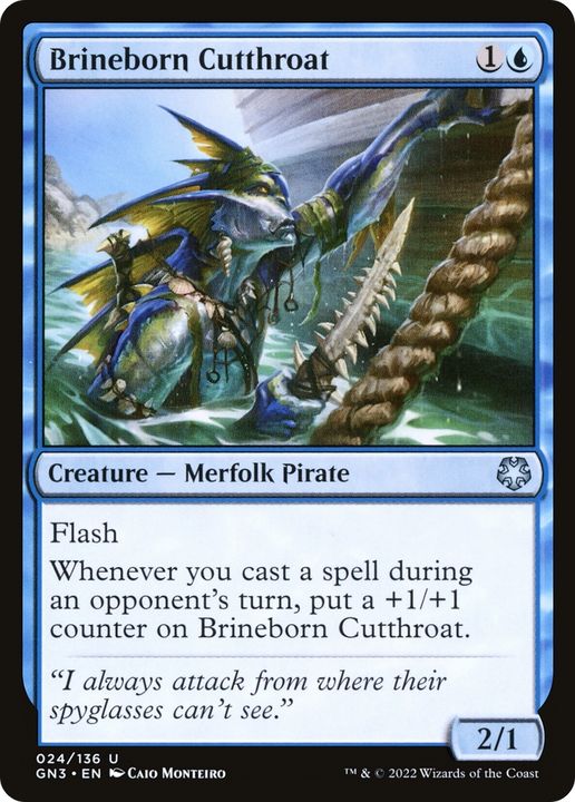 Brineborn Cutthroat in the group Magic the Gathering / Types / Colors / Blue at Proxyprinters.com (72409)