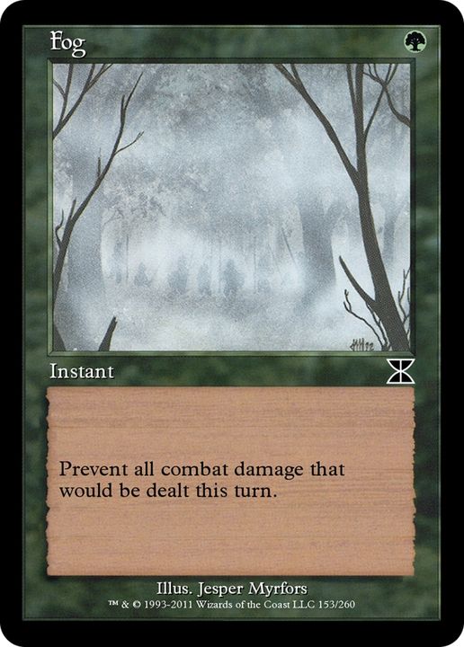 Fog in the group Magic the Gathering / Types / Colors / Green at Proxyprinters.com (72411)