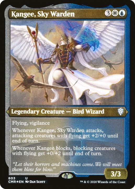 Kangee, Sky Warden in the group Magic the Gathering / Types / Colors / Multicolors / U, W at Proxyprinters.com (72423)