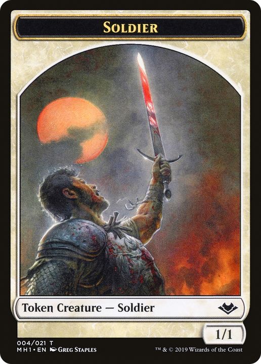 Soldier in the group Magic the Gathering / Types / Colors / White at Proxyprinters.com (72431)