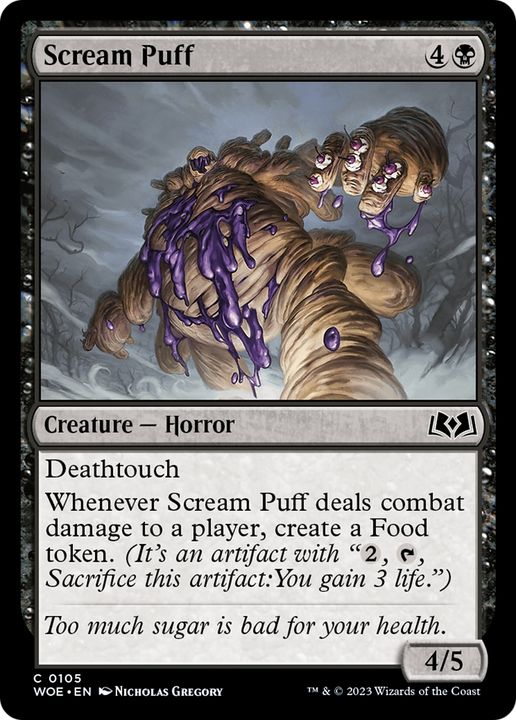 Scream Puff in the group Magic the Gathering / Types / Colors / Black at Proxyprinters.com (72455)