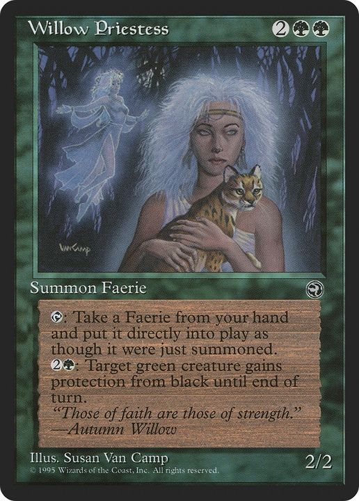 Willow Priestess in the group Magic the Gathering / Types / Colors / Green at Proxyprinters.com (72470)