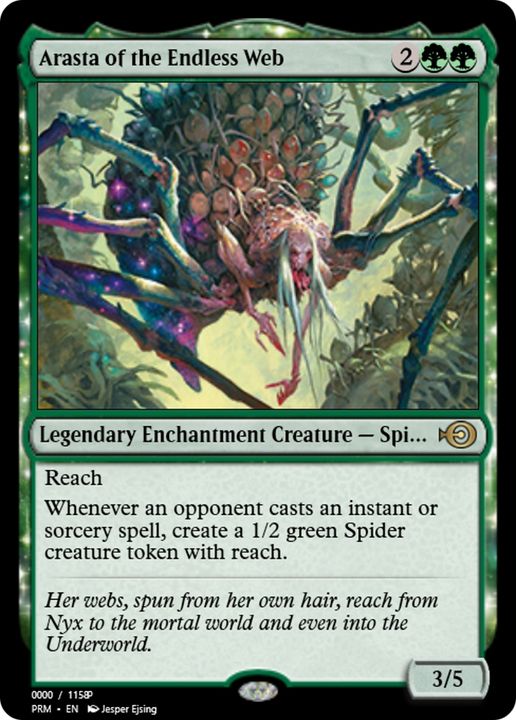 Arasta of the Endless Web in the group Magic the Gathering / Types / Enchantment / Legendary Enchantment at Proxyprinters.com (72479)