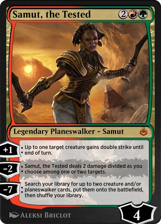 Samut, the Tested in the group Magic the Gathering / Sets / Amonkhet Remastered at Proxyprinters.com (72493)