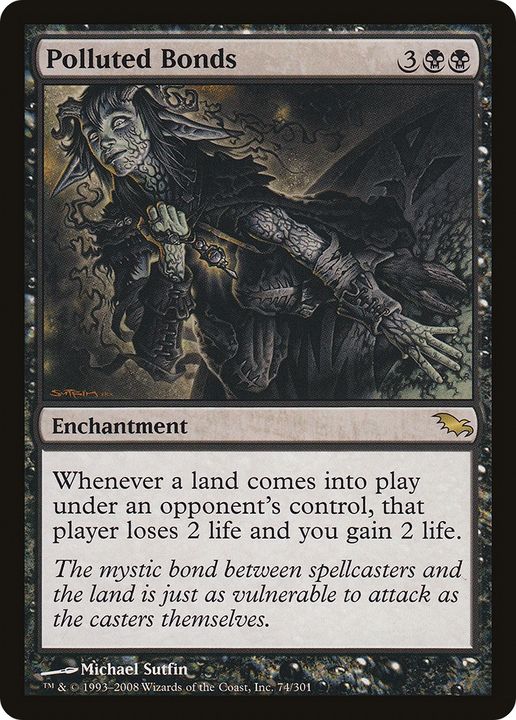 Polluted Bonds in the group Magic the Gathering / Types / Enchantment / Enchantment at Proxyprinters.com (72496)